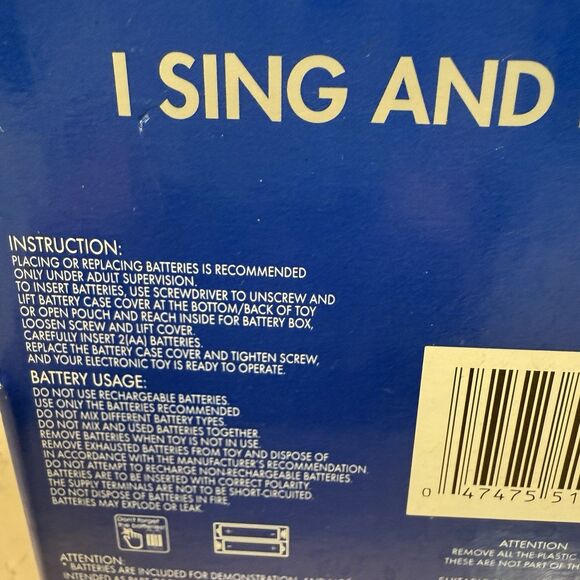 Vtg Dan Dee Reindeer Moose Plush Plays Jingle Bell Rock Melody Toy Sings Dances - Picture 13 of 16